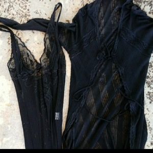 La Perla Nightgown and robe set, size 1/xs